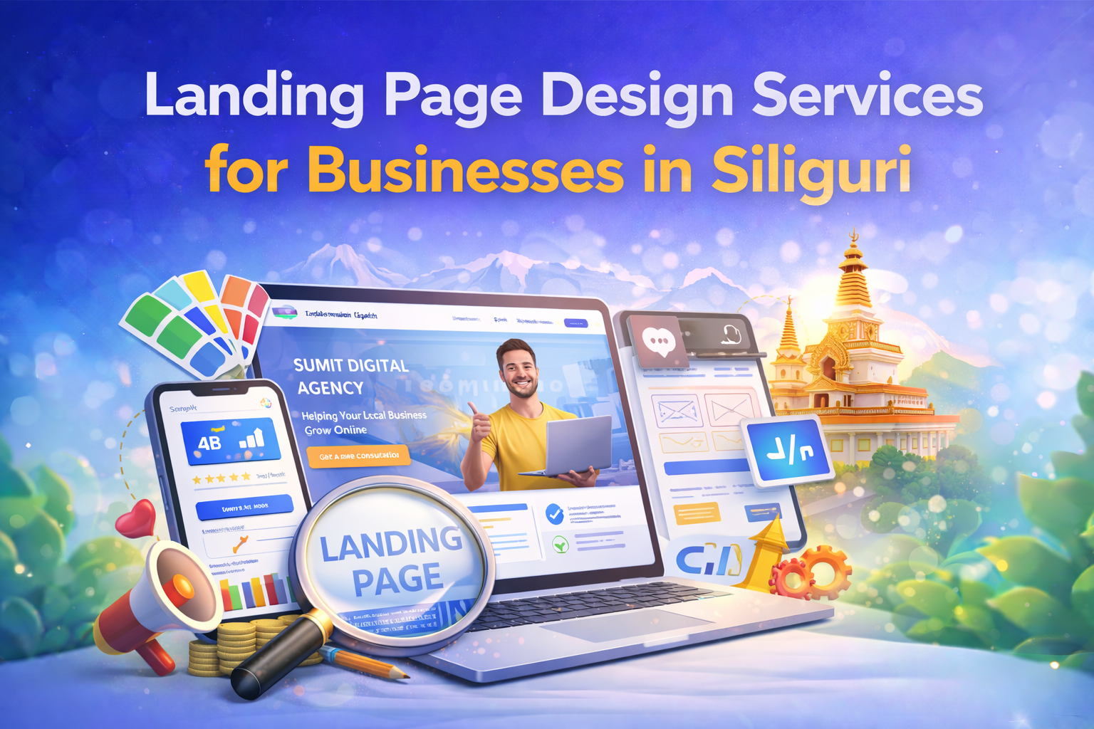 Landing Page Design Services for Businesses in Siliguri